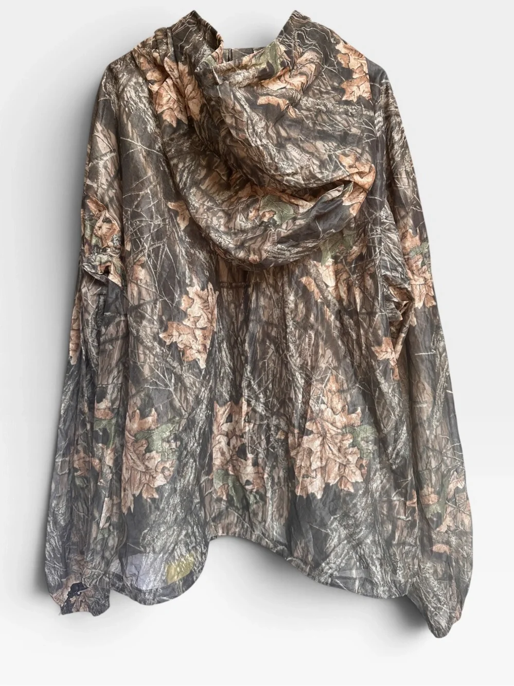 Vtg 90s Bug Out Mesh Camo Hunting Jacket XL Made in USA Mosquito Protection Y2K